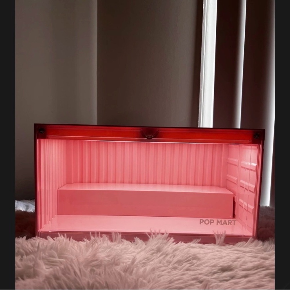 POP MART Pink Display Case